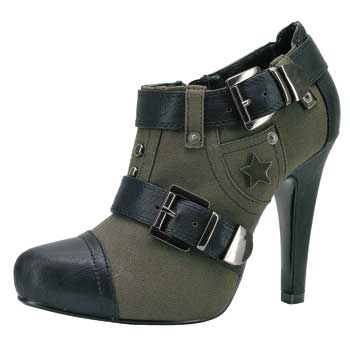 Foto Zapato abotinado en militar