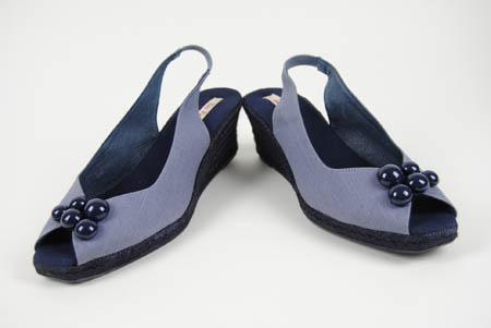 Foto zapato de lino jeans