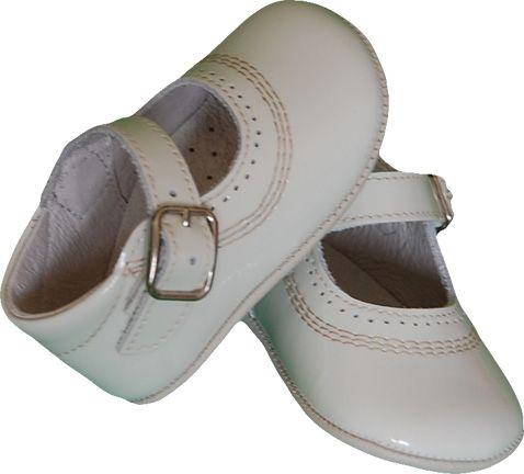 Foto Zapato de niña charol beige mod. 1222