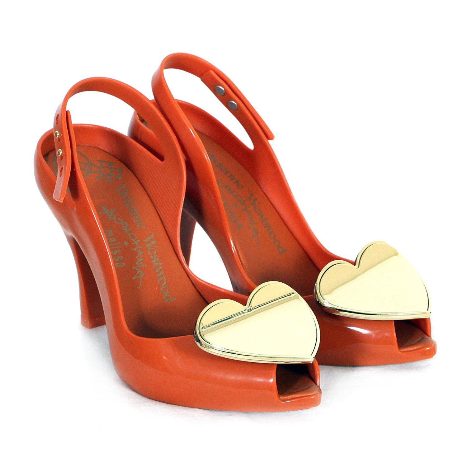 Foto Zapato de novia Lady Dragon Naranja - Corazón dorado