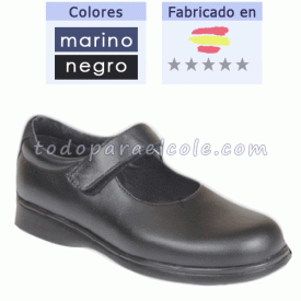 Foto Zapato mercedita lisa de velcro (españa)