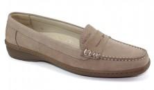 Foto Zapato mocasín piel nobuck notton taupe c6410