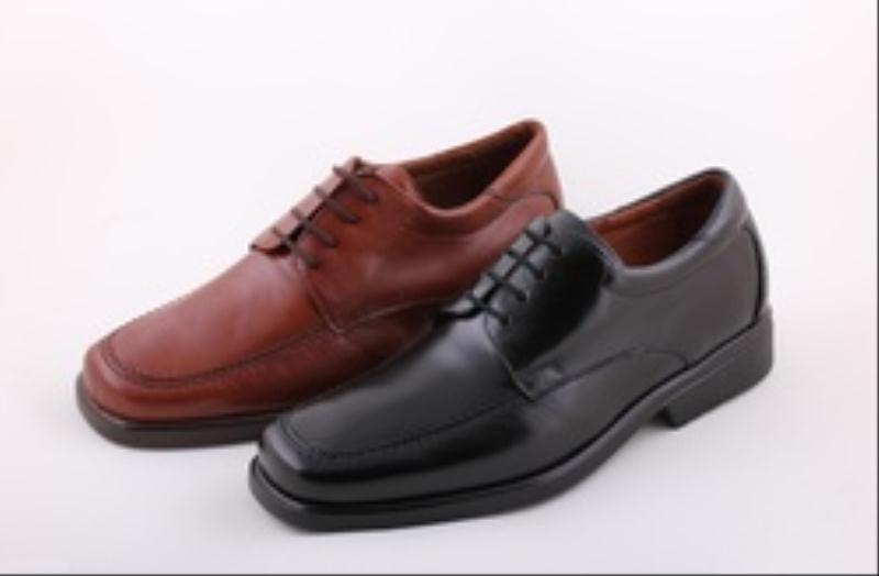 Foto zapato piel con cordon ancho especial, negro, cuero, talla 41