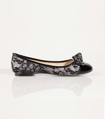 Foto Zapatos bailarinas mujer con blonda