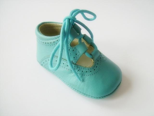 Foto Zapatos bebé tipo inglesitos Azul Turquesa (Inglesitos Azul)