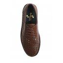 Foto Zapatos caballero marrón trenzado 42 Marrón