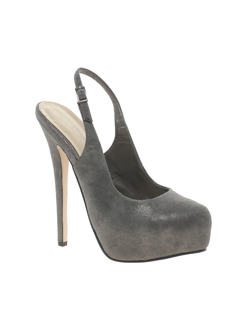 Foto Zapatos con correa trasera Miley de Kg By Kurt Geiger Metallic pewter