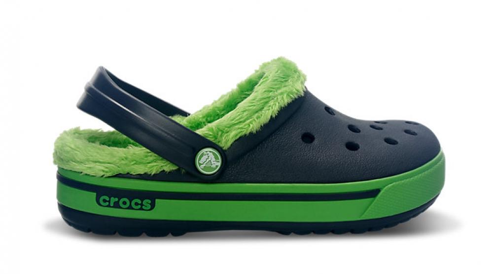Foto Zapatos Crocs Crocband II.5 Winter Clog Kids Navy/Lime