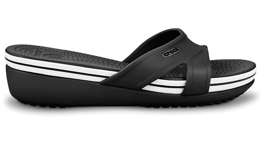 Foto Zapatos Crocs Crocband Wedge Black/Black
