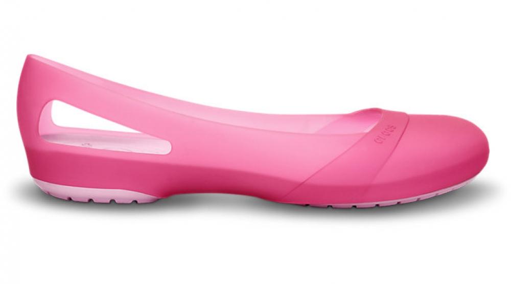 Foto Zapatos Crocs Crocs Carlie Slingback Flat W Hot Pink/Bubblegum