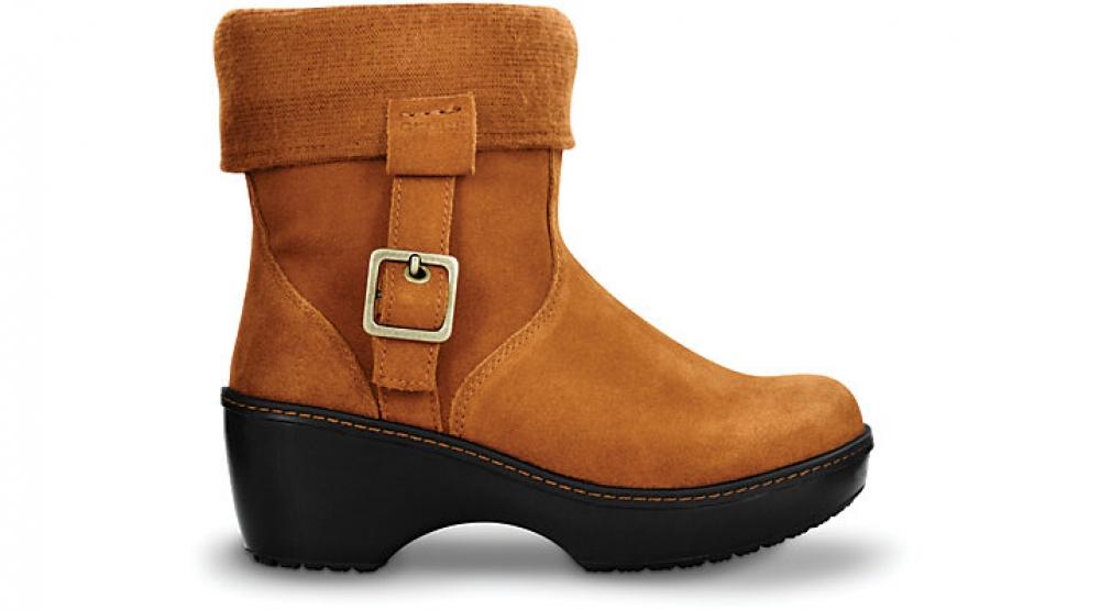 Foto Zapatos Crocs Crocs Cobbler Ankle Boot W Chestnut/Black