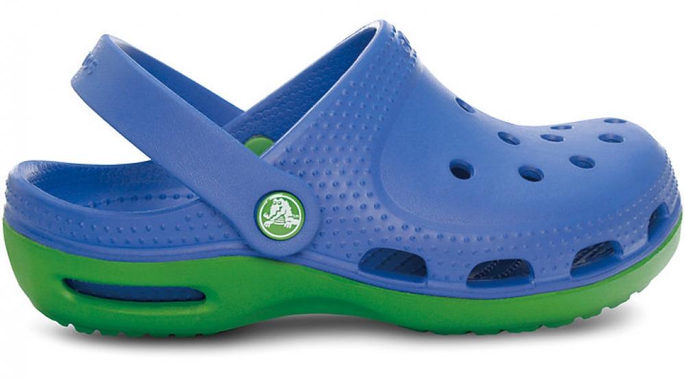 Foto Zapatos Crocs Duet Plus Kids Sea Blue/Parrot Green