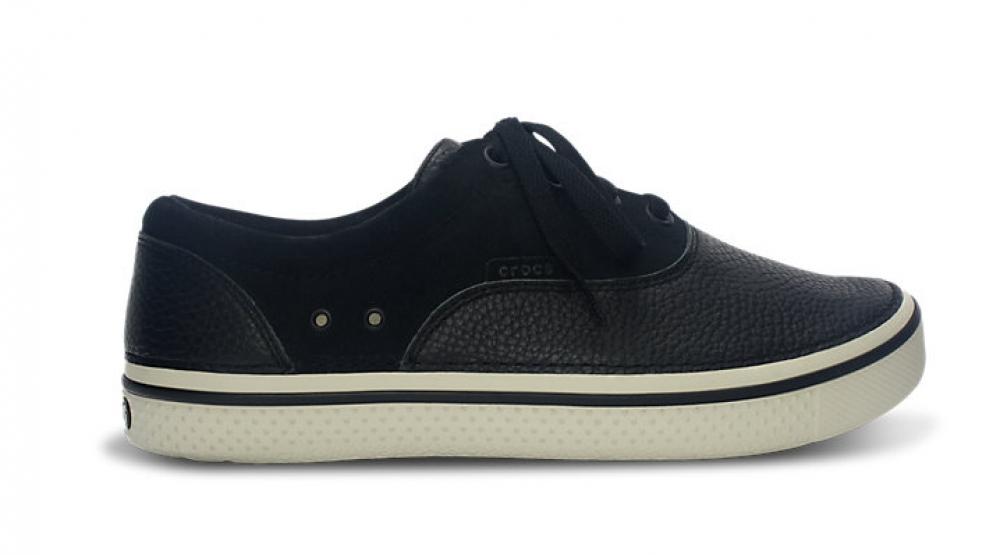 Foto Zapatos Crocs Hover Leather Plim Sneaker Black/Stucco