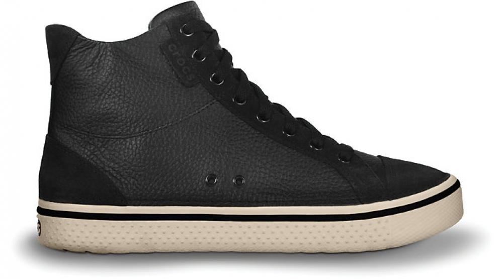Foto Zapatos Crocs Hover Mid Leather Black/Stucco