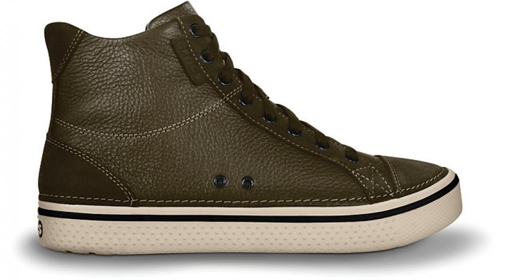 Foto Zapatos Crocs Hover Mid Leather Espresso/Stucco