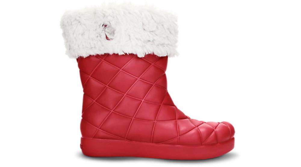 Foto Zapatos Crocs Super Molded Boot Girls Cranberry/Oyster