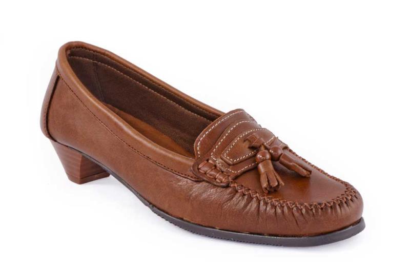 Foto zapatos de piel mujer, marrón, talla 35 - casual y mocasines