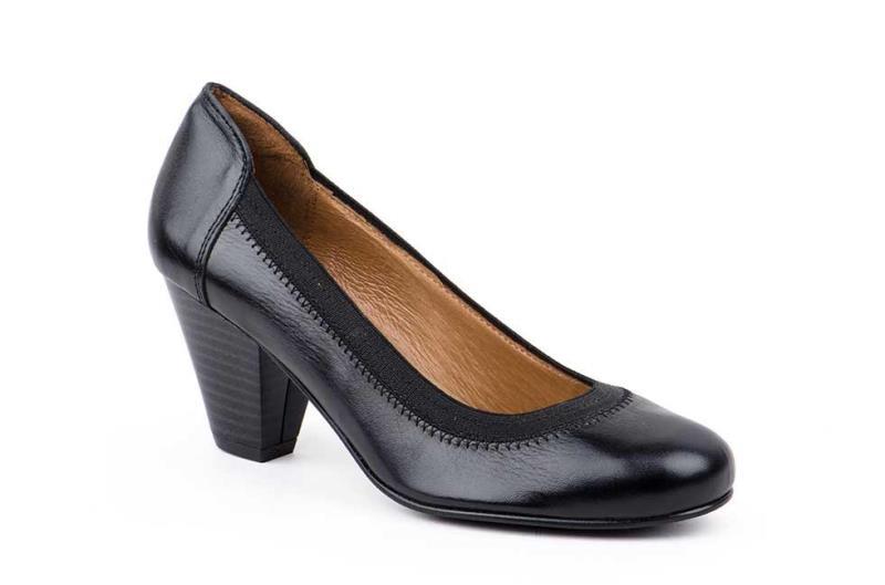 Foto zapatos de piel mujer primavera-verano 2013, negro, talla 36 - vestir
