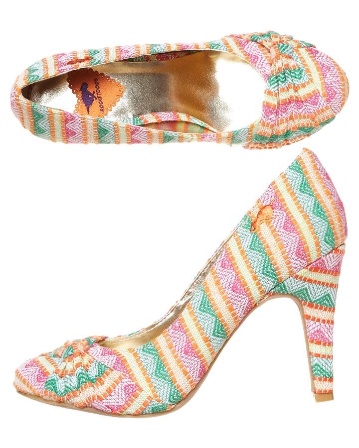 Foto Zapatos De Tacón Tejidos Ornella Island De Rocket Dog - Multi