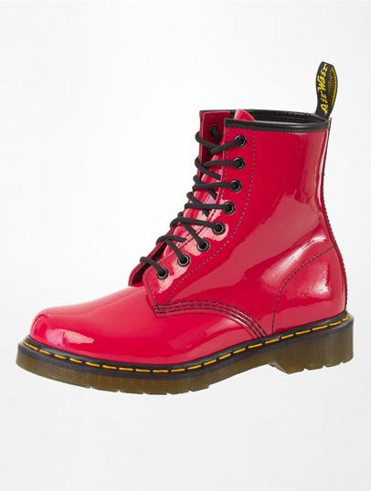Foto Zapatos Dr Martens 1460 W Red Patent Lamper 38