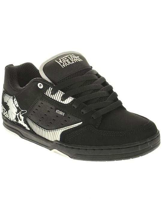 Foto Zapatos Etnies Metal Mulisha Cartel Negro-Blanco