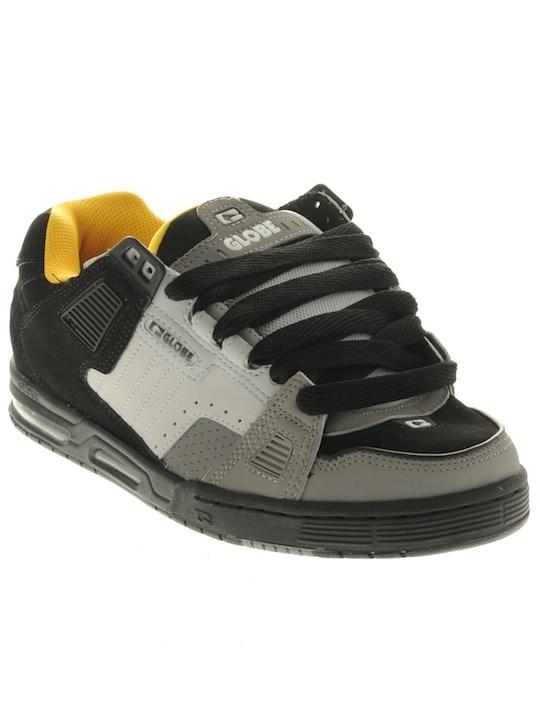 Foto Zapatos Globe Sabre Negro-Gris-Amarillo