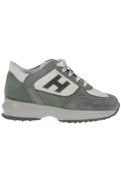Foto Zapatos Hogan Junior New Interactive Junior Boy Gray - Green HXC00N032429E30A19