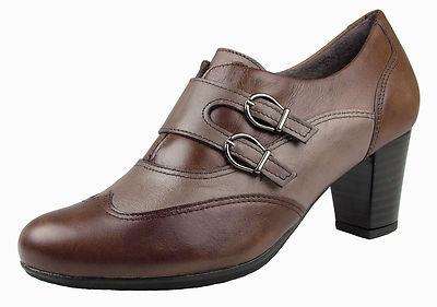 Foto Zapatos Mujer  / Ladies Shoes  Talla / Size  40  Marron/ Brown   Piel   Ref. 442