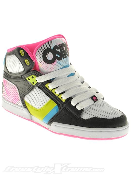 Foto Zapatos Mujer Osiris NYC83 Slim Negro-Rosado-Htone