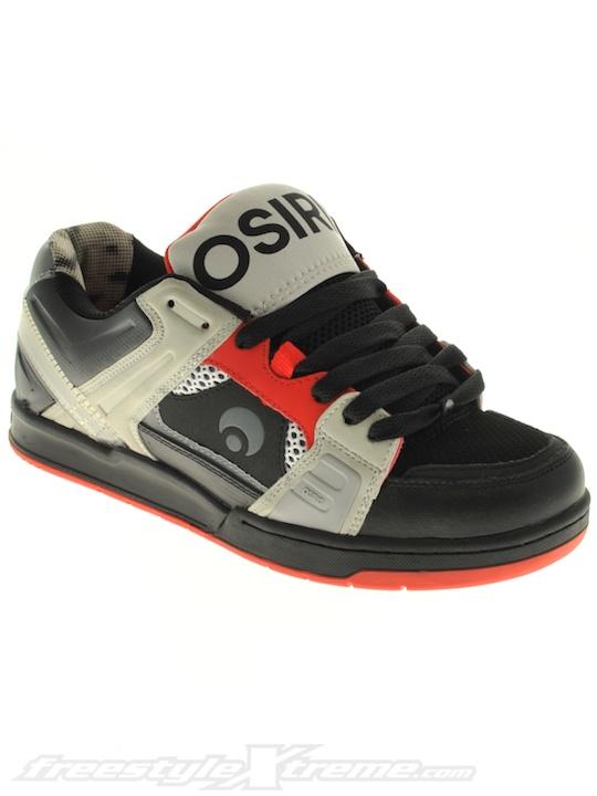Foto Zapatos Osiris Jos1 Negro-Cement-Rojo