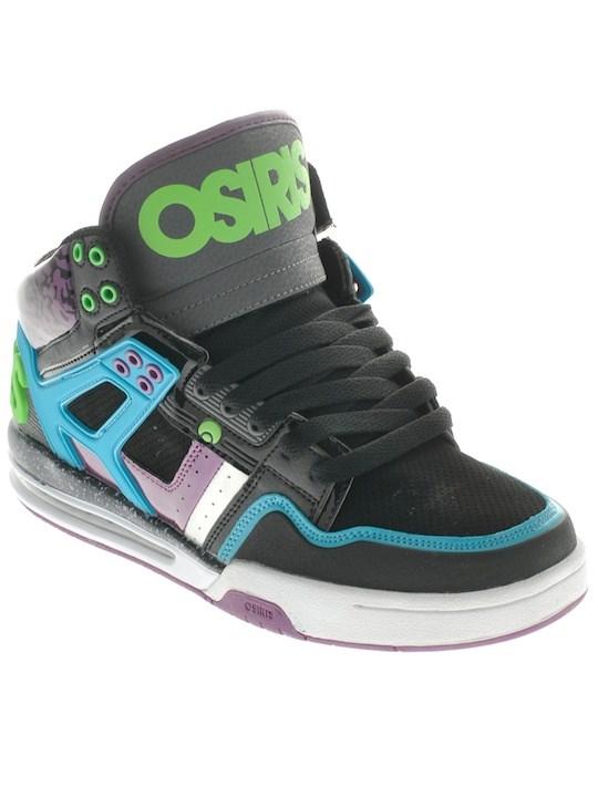 Foto Zapatos Osiris Rucker Charcoal-Verde-Morado