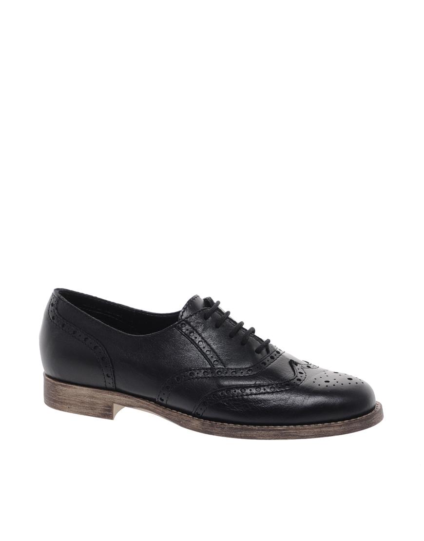 Foto Zapatos Oxford de cuero MATCH de ASOS Negro