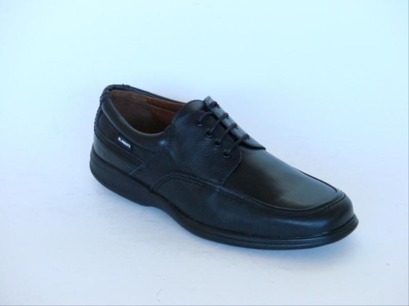 Foto zapatos piel comodos con cordon, negro, talla 45 - comodo - hombre
