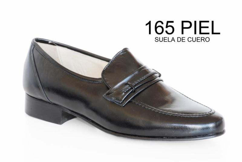 Foto zapatos piel suela de cuero, negro, talla 40 - comodo - hombre