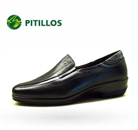 Foto Zapatos Pitillos Negro Bajo