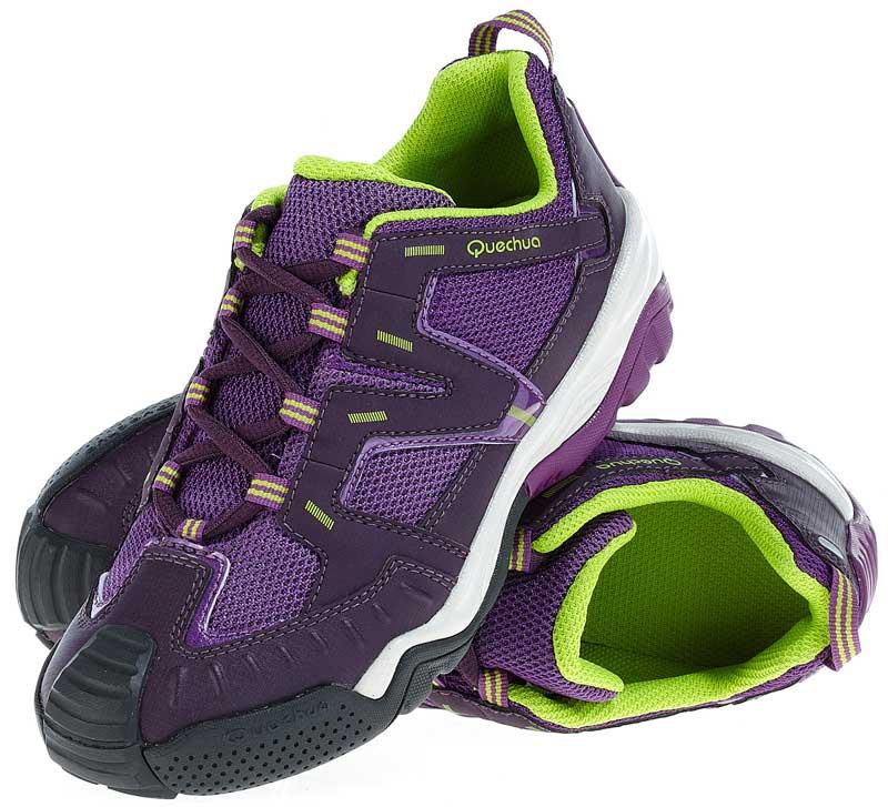 Foto zapatos quechua crossrock junior violeta número 28