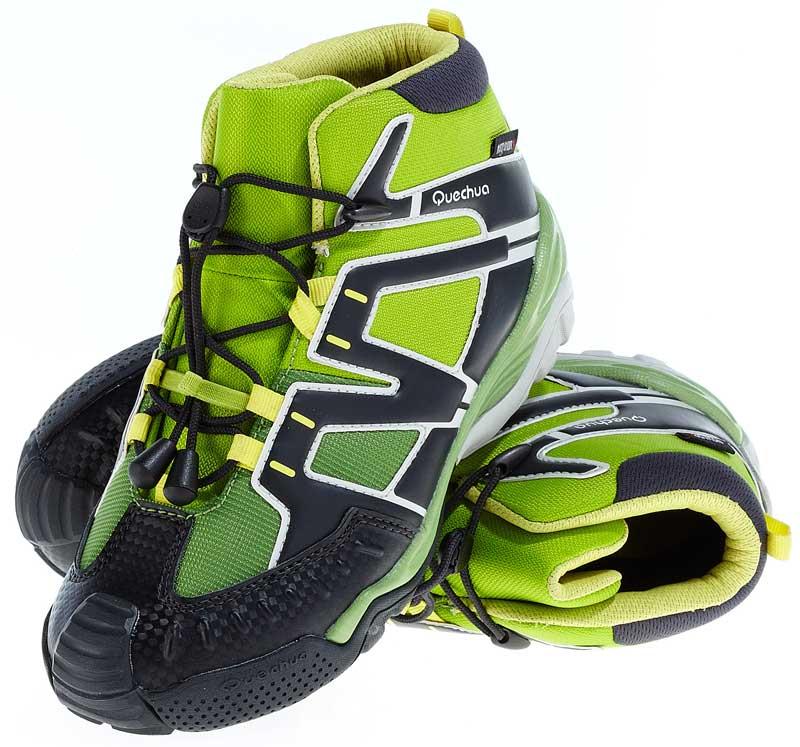 Foto zapatos quechua crossrock mid junior verde número 35