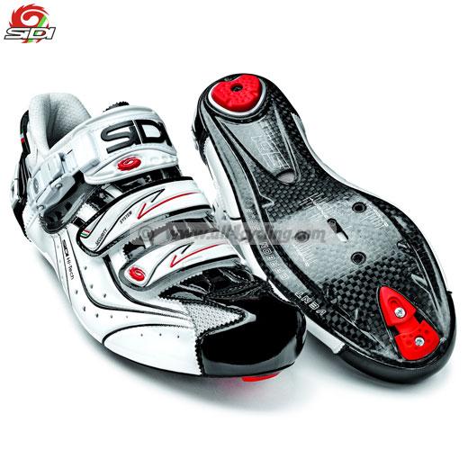 Foto Zapatos Sidi Genius 6.6 Carbon - Blanco/Negro