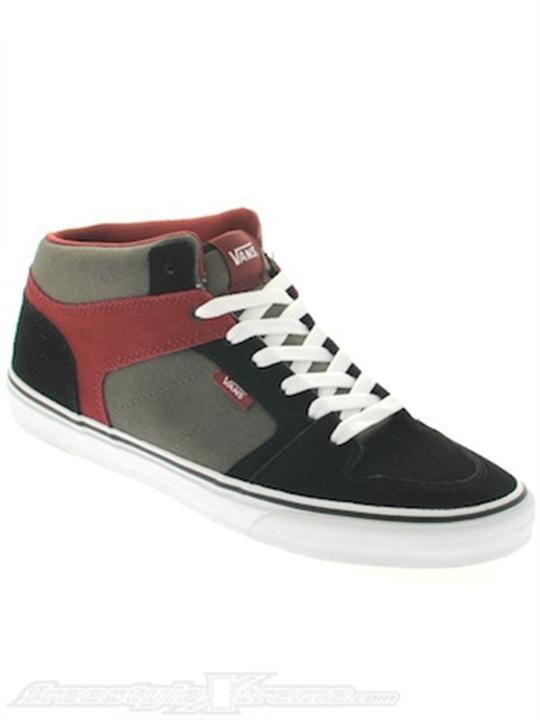 Foto Zapatos Vans Ellis Mid Negro-Charcoal-Deep Rojo