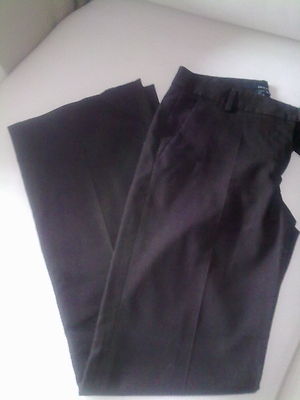 Foto Zara - Pantal�n Marr�n De Vestir - Talla 34  --  Smart Trousers