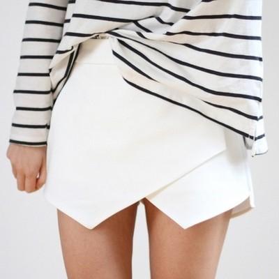 Foto Zara 2013 White/ecru Wrap Mini Skort Skirt Short Sz Xs, S, M