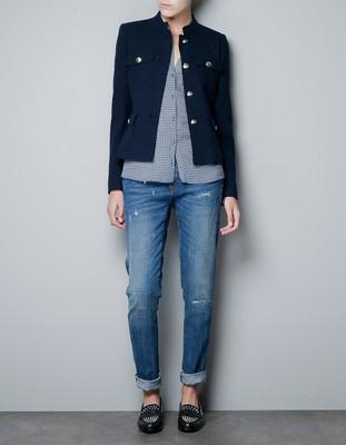 Foto Zara  Blazer With Golden Buttons Size M