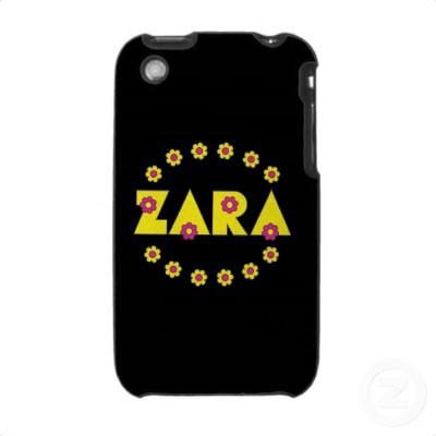 Foto Zara en el amarillo de Flores Protectores Para El Iphone 3