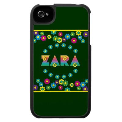 Foto Zara en el arco iris de Flores Cárcasas Para El Iphone 4