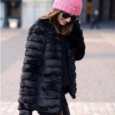 Foto Zara Lefties A/w 2012. Cute Fake Fur Coat Jacket. Size L. Bloggers.