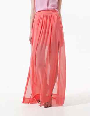 Foto Zara Long Skirt New. Sold Out  Falda Zara Con Aberturas