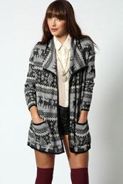 Foto Zara Reindeer and Snowflake Cardigan
