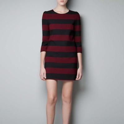 Foto Zara Season 2012 / 2013. Divine Mini Striped Dress. All Sizes.