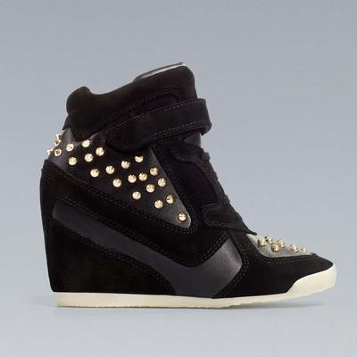 Foto Zara Season  A/w 2012 / 2013 . Wedge Studded Sneakers Shoes. All Sizes.