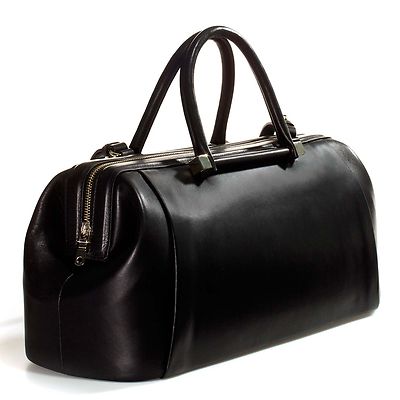 Foto Zara Season A/w 2012. Rigid Cow Leather Shopping Bag Hand Bag. Colour Black.